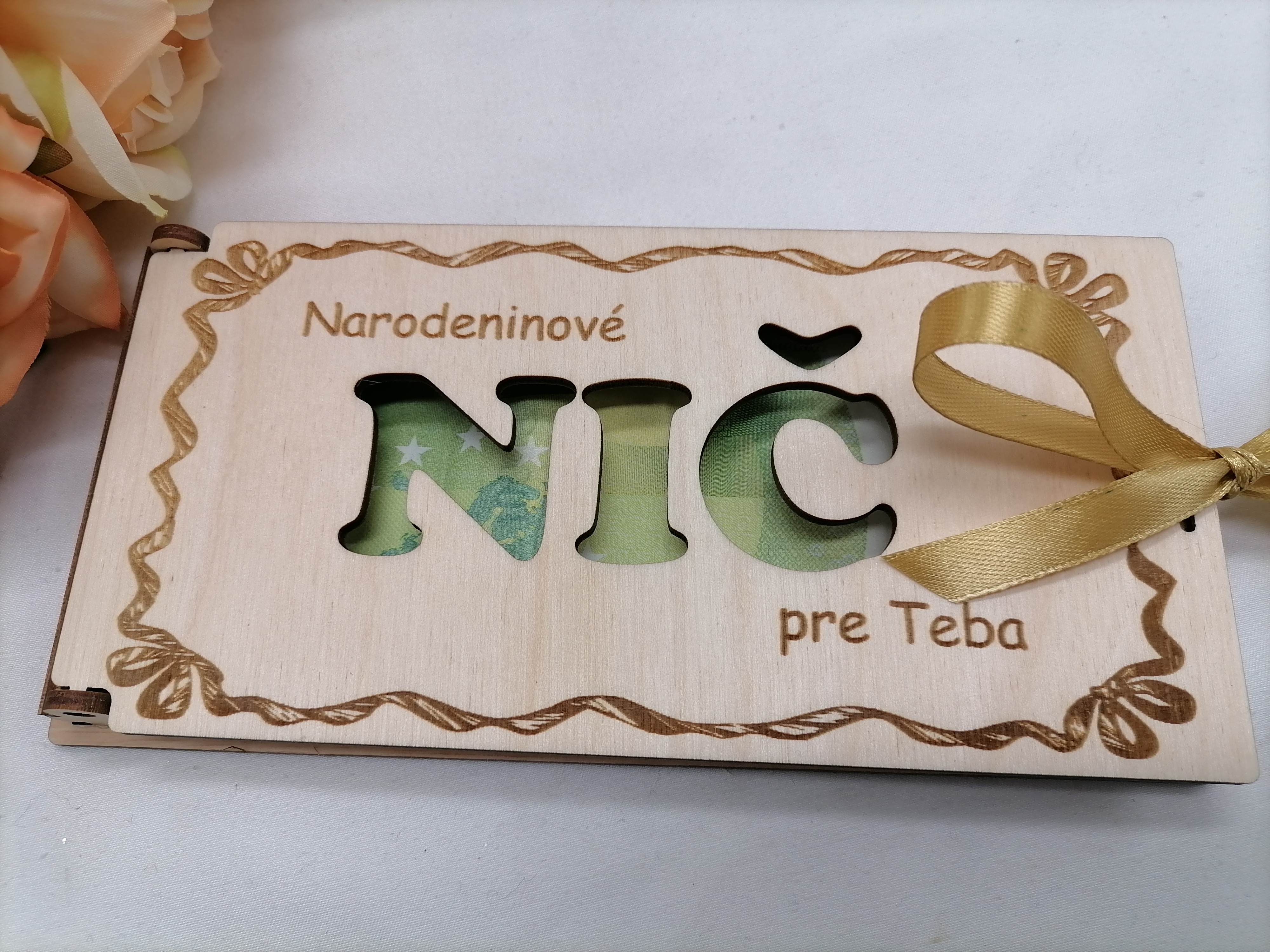 Obálka na peniaze narodeninové nič