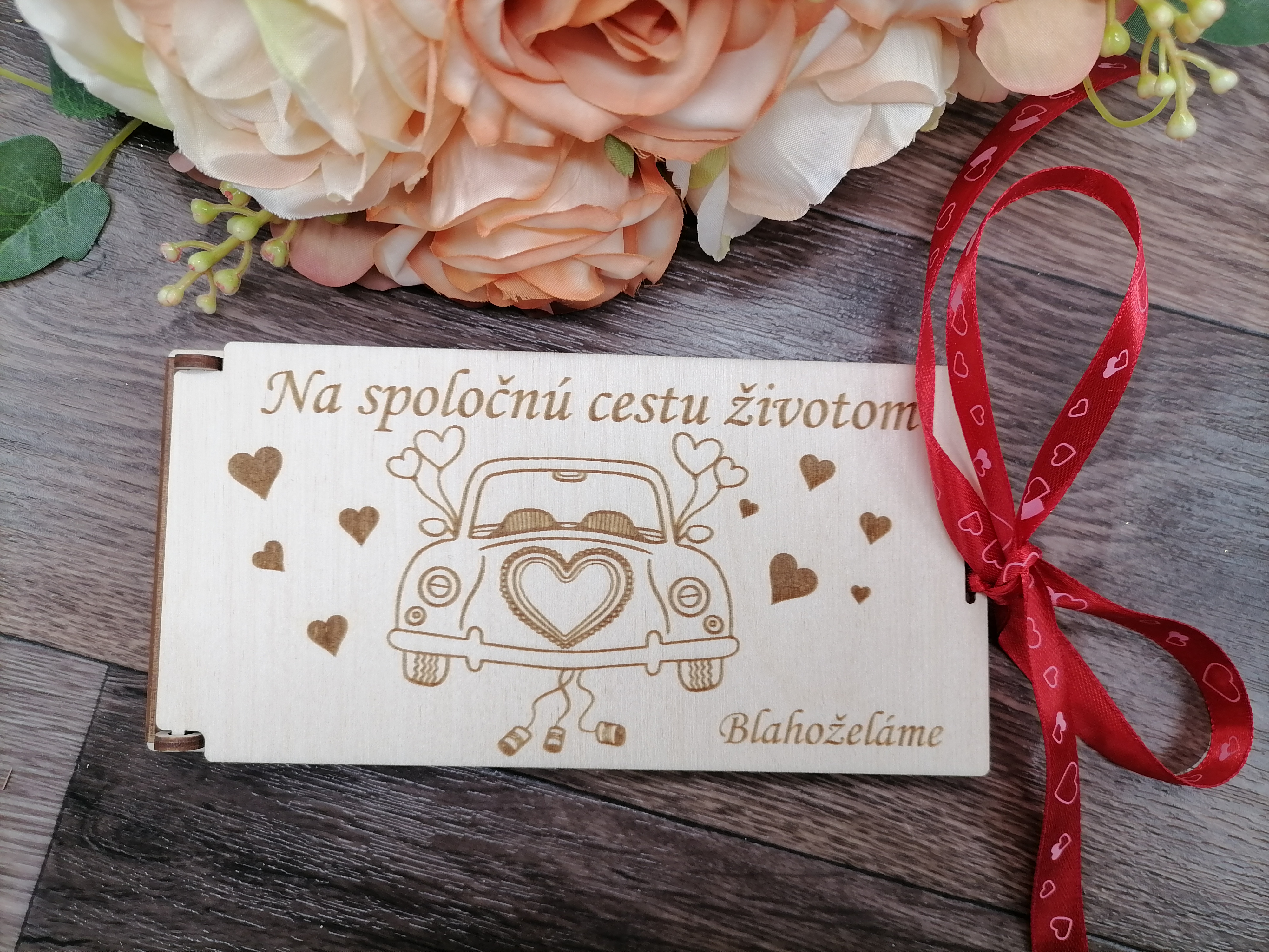 Svadobná obálka na peniaze