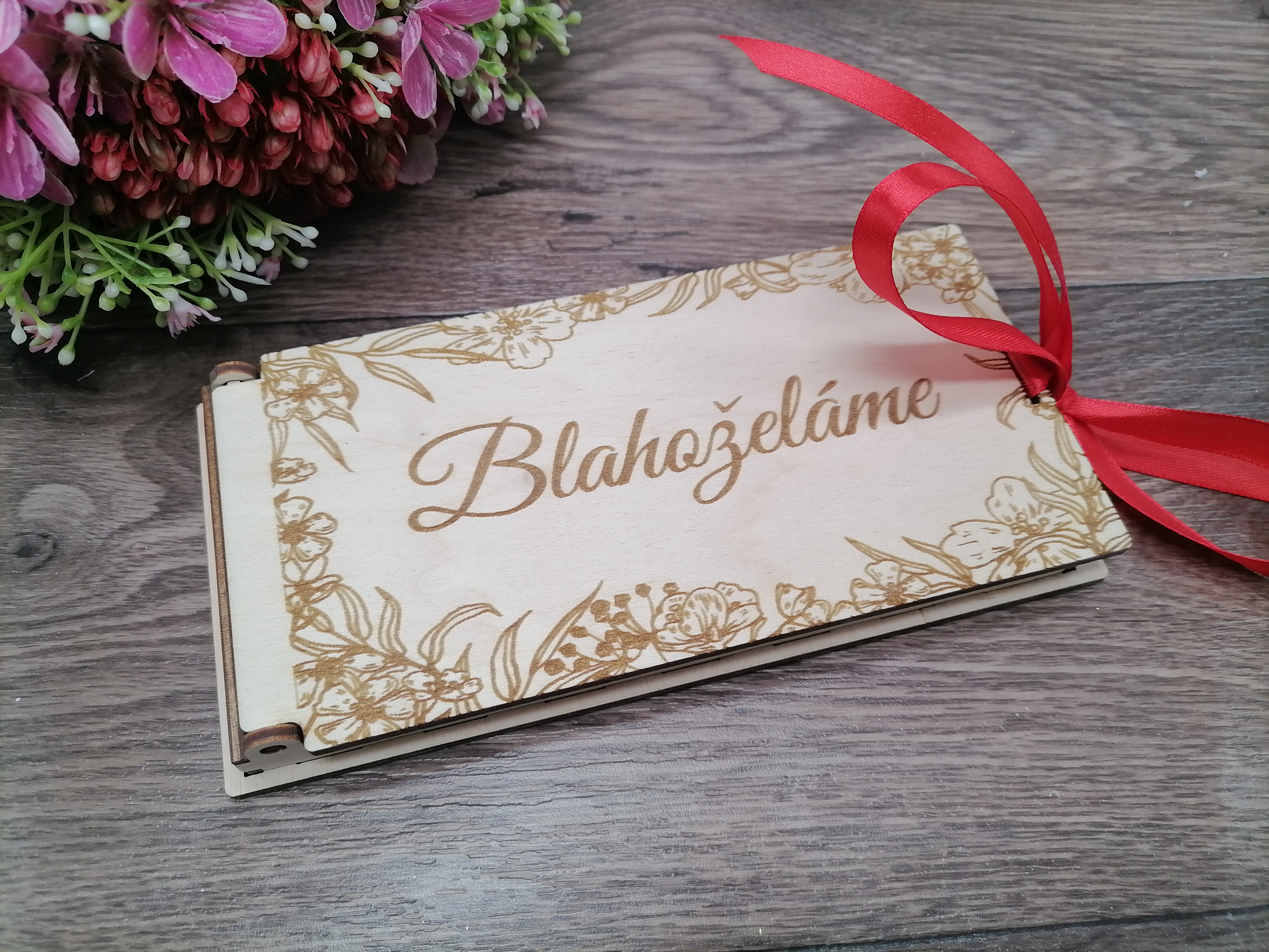 Obálka na peniaze Blahoželáme