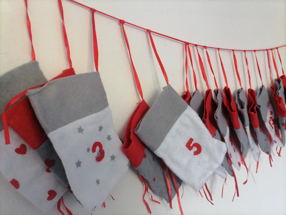 Set adventných vreciek 24ks