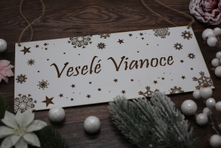 Tabuľka Veselé Vianoce