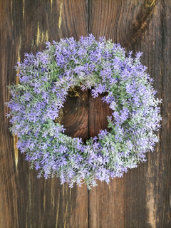 Umelý veniec levanduľa 27cm