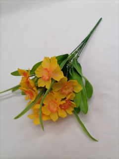 Kytica umelé žlto oranžové narcisy