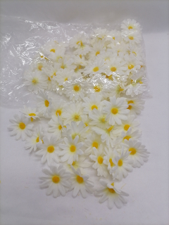 Margaretka hlavička 4cm biela 100ks