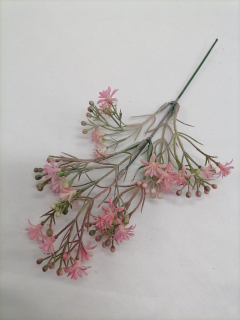 Umelá gypsomilka ružová 23cm