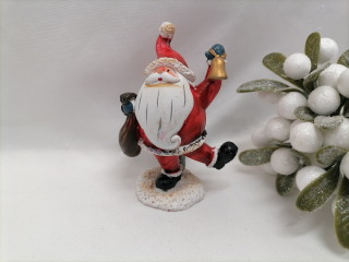 Mikuláš / Santa so zvončekom polyresin