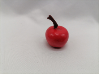 Dekoračné jabĺčko červené 2 x 2,5cm