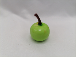 Dekoračné jabĺčko zelené 2 x 2,5cm