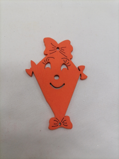 Drevený šarkan oranžový