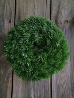 Veniec z 3D čečiny 40cm hustý