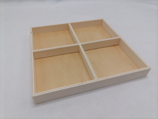 Drevený box - organizér