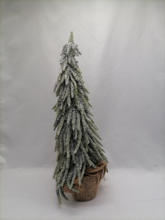 3D umelý stromček zasnežený 40cm