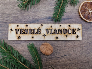 Tabuľka Veselé Vianoce