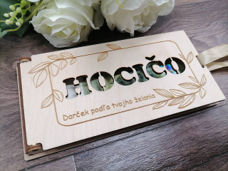 Obálka na peniaze hocičo