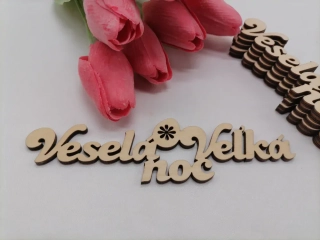 Nápis Veselá Veľká noc