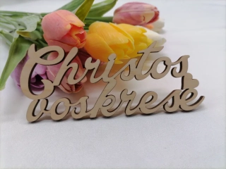 Nápis Christos voskrese