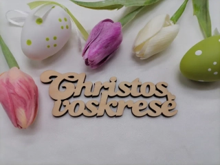 Nápis Christos voskrese
