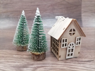  3D domček prírodný