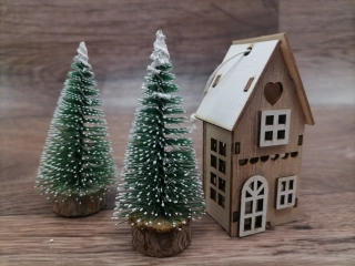  3D domček prírodný