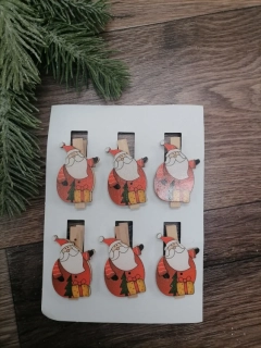 Štipce s Mikulášom set 6ks