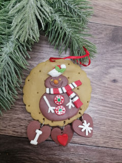 Koláčik so snehuliakom