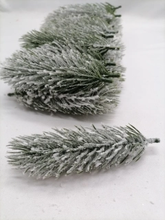 Vetvičky čečinové zasnežené 24ks 11cm