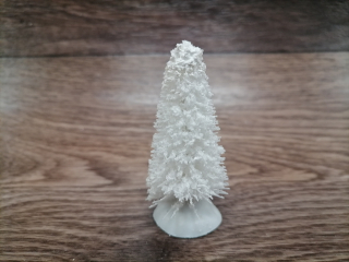 Stromček umelý zasnežený biely 6cm